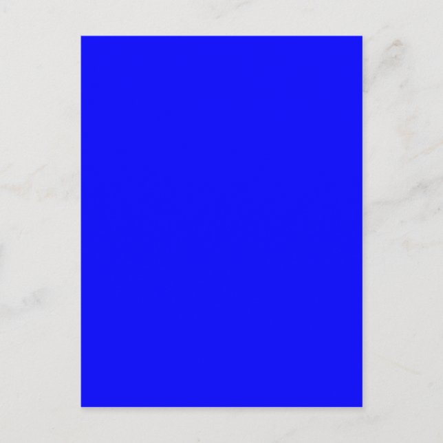 Blue Colour Customised Designer Postcard (Front)