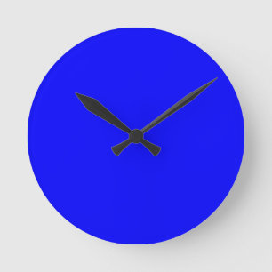 Blue Colour Customised Designer Round Clock