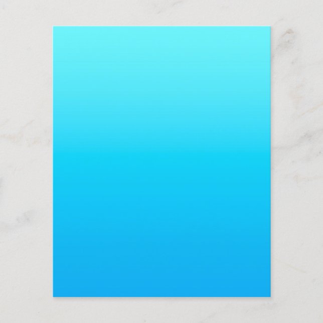 Blue colour gradient flyer (Front)