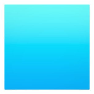 Blue colour gradient photo print