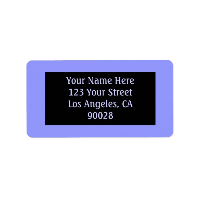 blue colour label (Front)