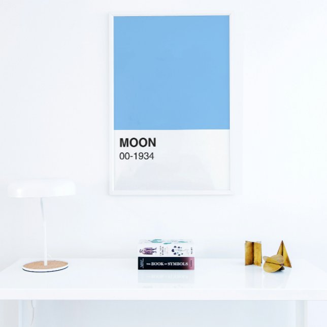 Blue Colour Moon Song - Full Width Poster (Creator Uploaded)