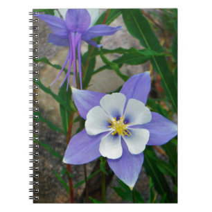 Blue columbine notebook