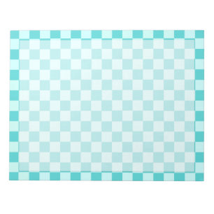 Blue Combination Classic Checkerboard by STaylor Notepad