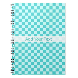 Blue Combination Classic Chequerboard by STaylor Notebook
