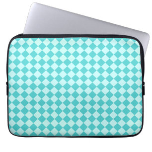 Blue Combination Diamond Pattern by Shirley Taylor Laptop Sleeve