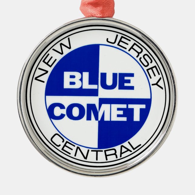 Blue Comet Drumhead Ornament (Front)