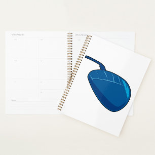 Blue Computer Mouse Spiral Planner
