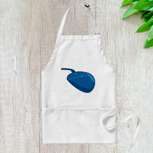 Blue Computer Mouse Standard Apron