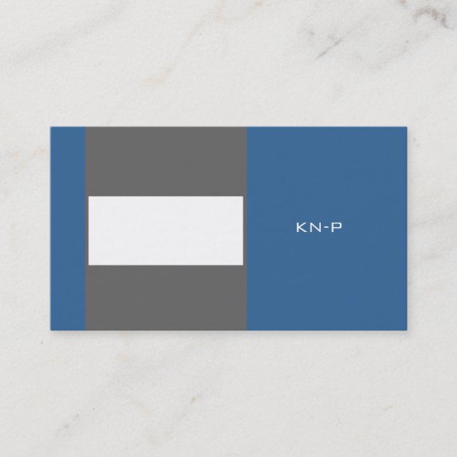 blue concrete BC Business Card (Front)
