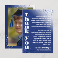 Blue Connections Photo Graduation