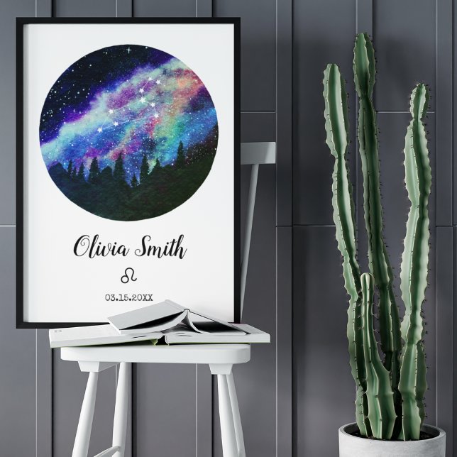 Blue Constellation Leo Horoscope Sign Gift (Creator Uploaded)