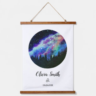 Blue Constellation Leo Horoscope Sign Gift Hanging Tapestry