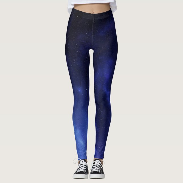 Blue Constellations Leggings (Front)