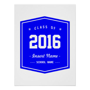 Blue Cool Class Poster