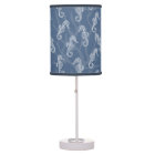 Blue Coral Reef Seahorse Table Lamp