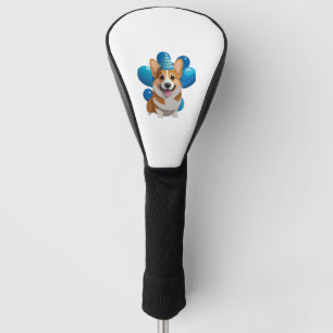 Blue Corgi Birthday Classic T-Shirt (1) Golf Head Cover
