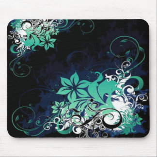 blue corner mouse mat