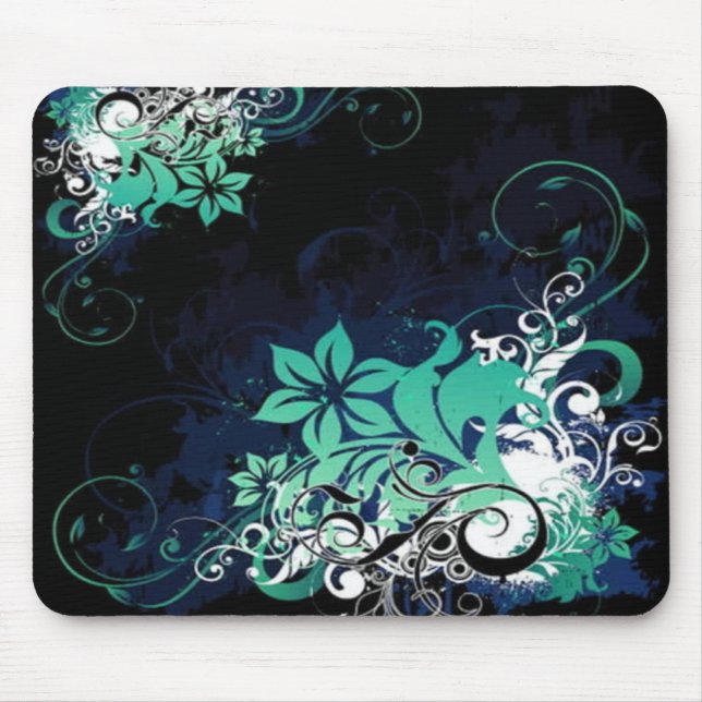 blue corner mouse mat (Front)