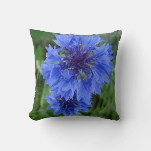 Blue Cornflower Cushion