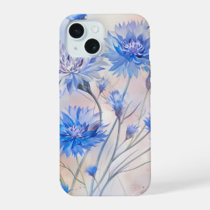 Blue Cornflowers Watercolor Phone Case