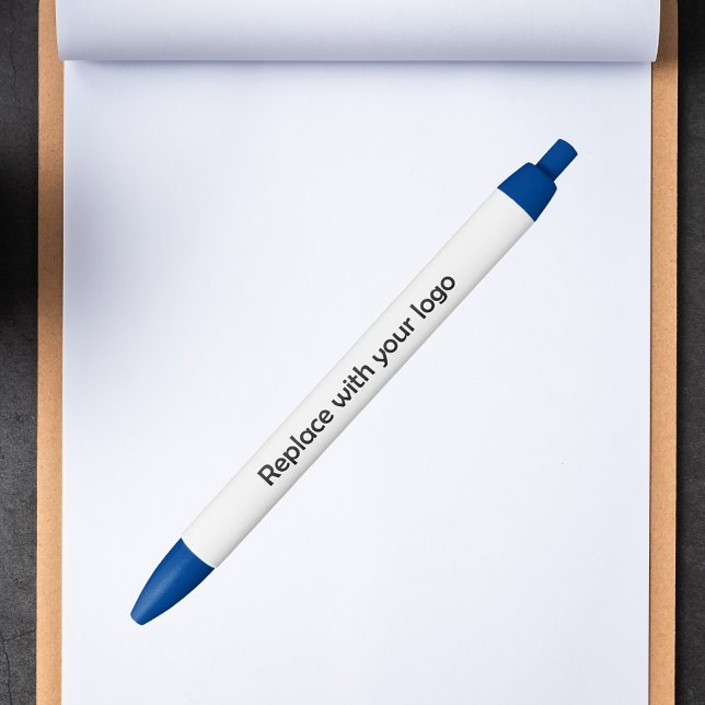 Blue corporate business logo black ink pen (Creator Uploaded)