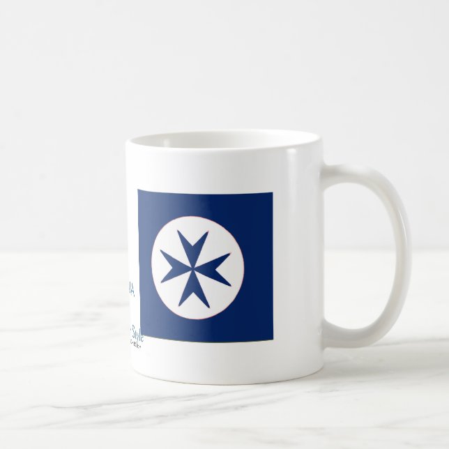 Blue Corsair Style Coffee Mug (Right)