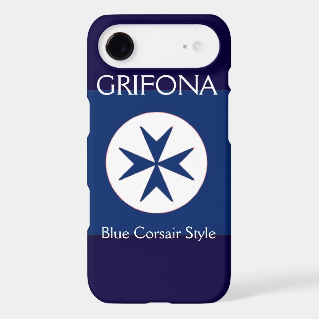 BLUE CORSAIR STYLE octagon cross (Back)