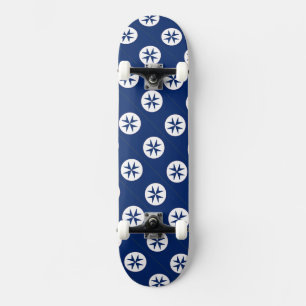 BLUE CORSAIR STYLE octagon cross Skateboard
