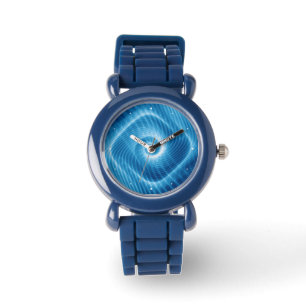 Blue Cosmic Spiral Nebula Watch
