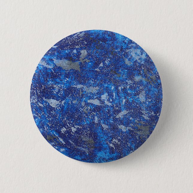 Blue Cosmos #2 6 Cm Round Badge (Front)