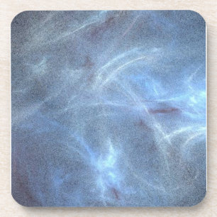 Blue Cosmos Abstract Coaster