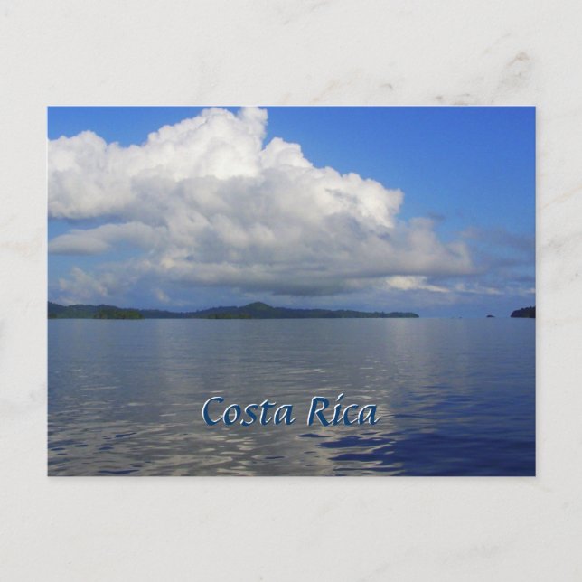 Blue Costa Rica Post Card (Front)