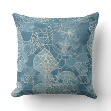 Blue Cottage Geometric Pattern