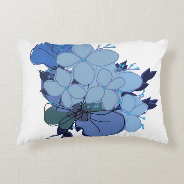 Blue Couch Pillow (Front)