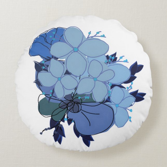 Blue Couch Pillow (Front)