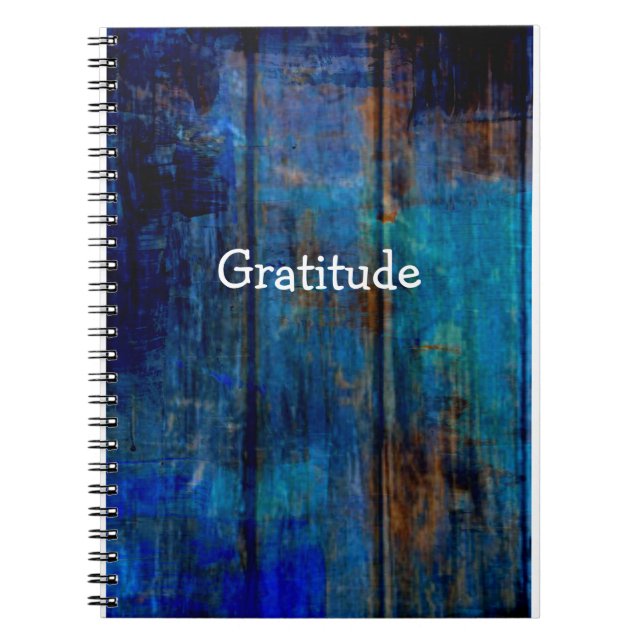 Blue Country Style Gratitude Journal (Front)