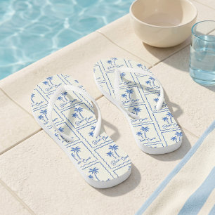 Blue Cove Flip Flops