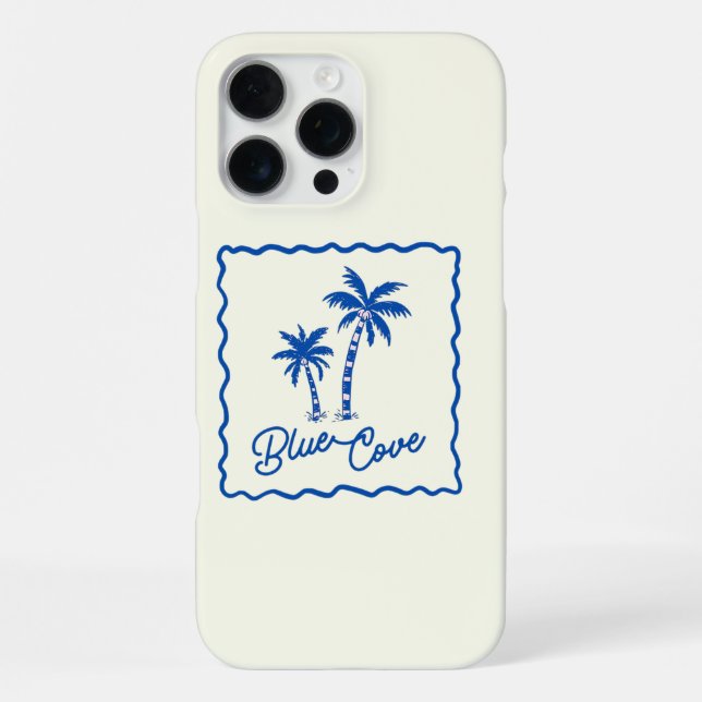Blue Cove iPhone Case (Back)