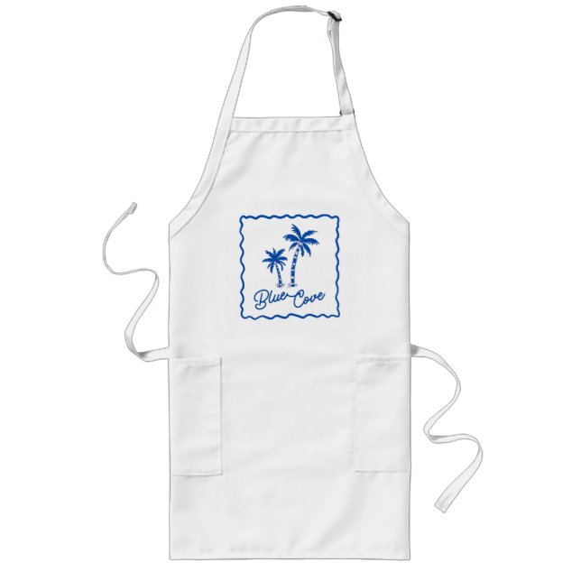 Blue Cove Long Apron (Front)