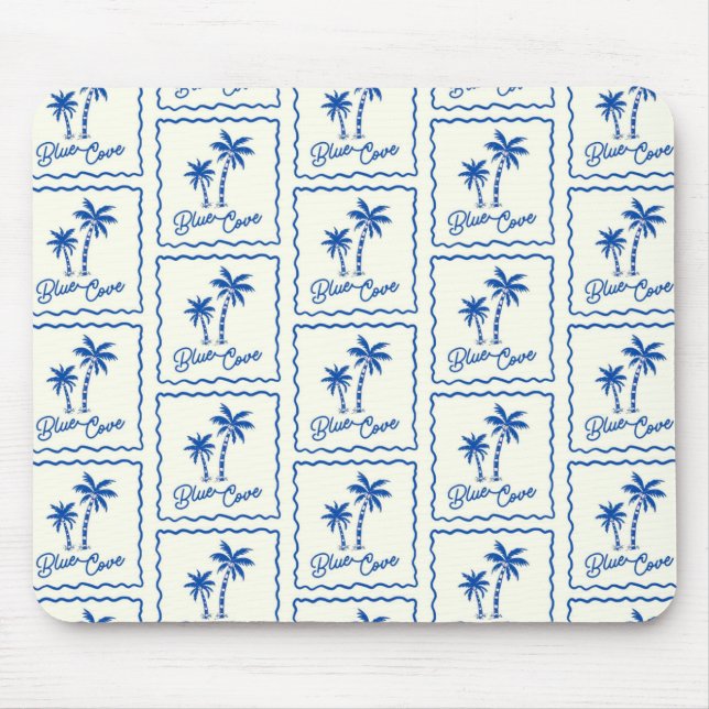 Blue Cove Mouse Mat (Front)