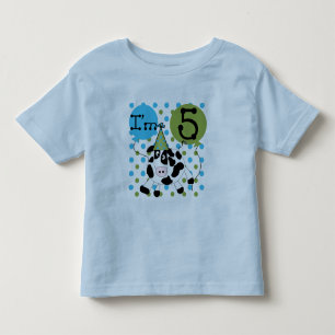 Blue Cow 5th Birthday Tshirts and Gifts