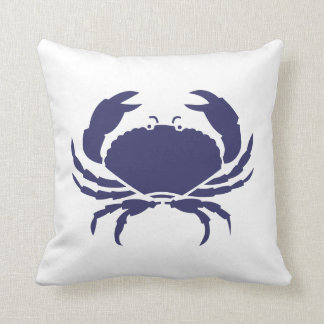 Blue Crab ~ Beach House Cushion