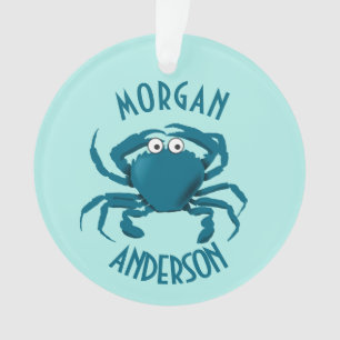 Blue Crab Beach Theme Gift Ornament