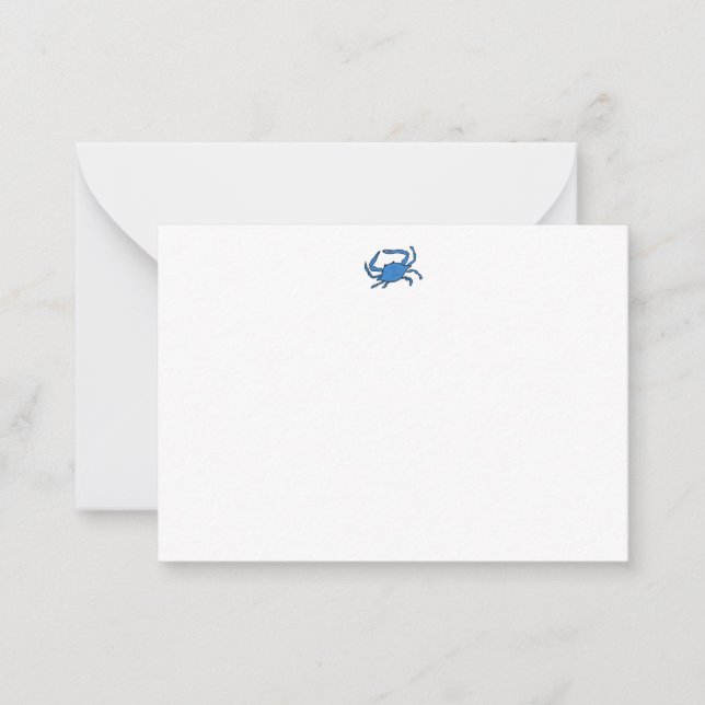 Blue Crab Card (Front)