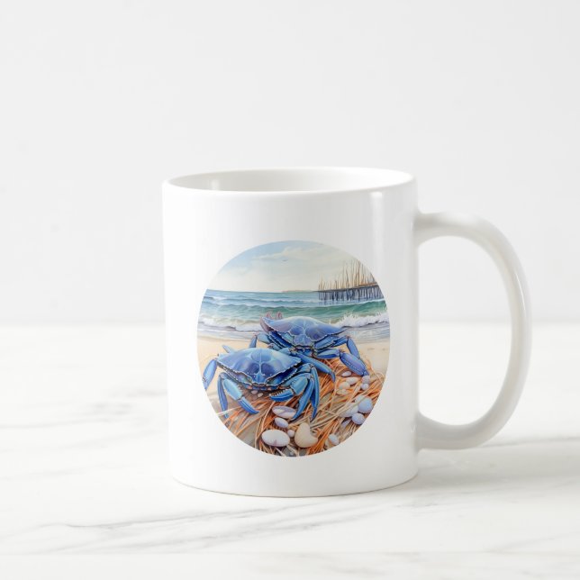 Blue Crab  Coffee Mug (Right)
