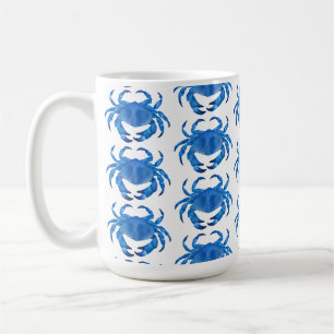 Blue Crab Crustacean Coffee Mug