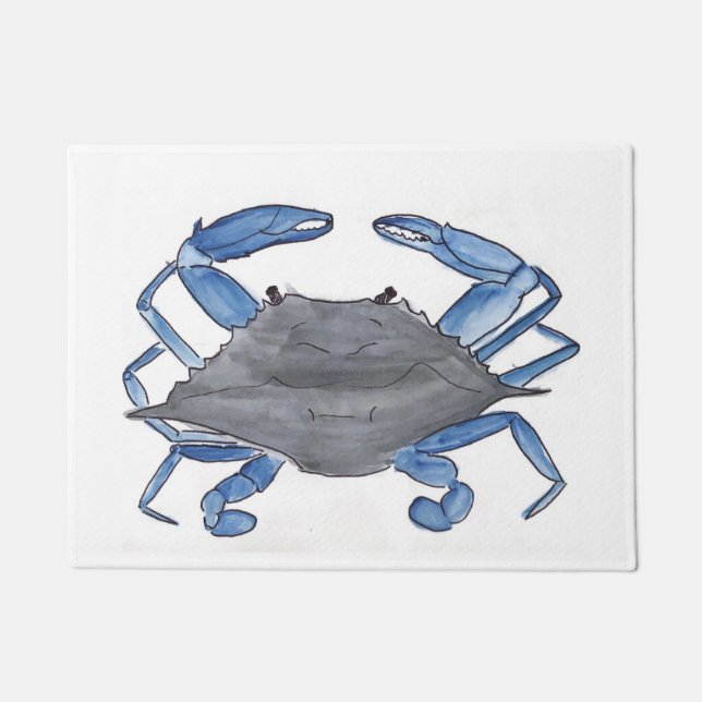 Blue Crab Doormat (Front)