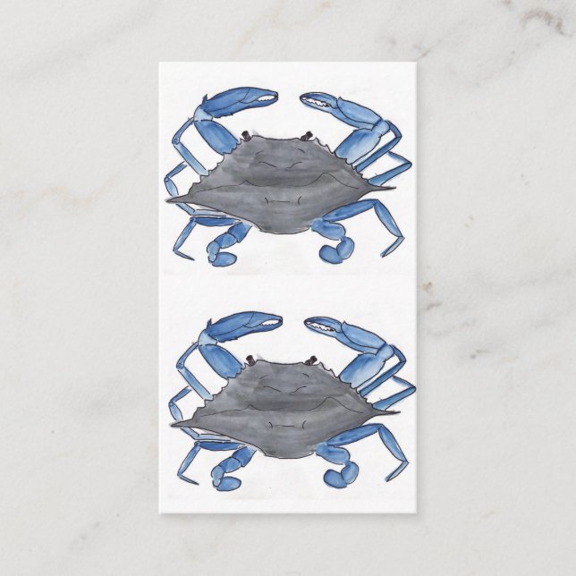 Blue Crab Enclosure Card (Front)