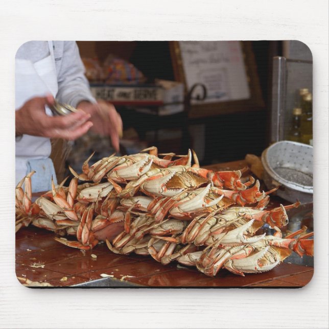 Blue Crab Feast Mouse Mat (Front)